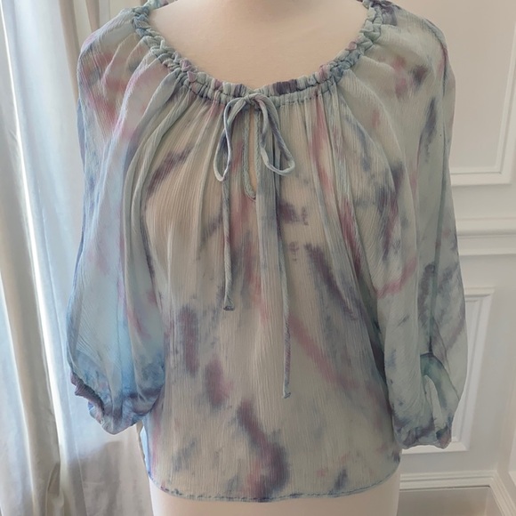 Gypsy 05 Tops - Gypsy 05 Silk Tie Dye Blouse
